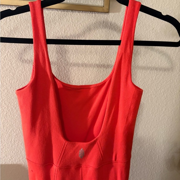 FP Movement by Free People Go-To Flared Red Jumpsuit - Picture 3 of 8